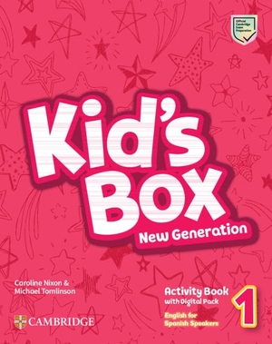 Nixon, Caroline / Michael Tomlinson. Kid's Box New Generation Level 1 Activity Book with Home Booklet and Digital Pack English for Spanish Speakers. Cambridge University Press & Assessment, 2026.