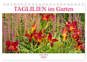 Taglilien im Garten (Tischkalender 2025 DIN A5 quer), CALVENDO Monatskalender