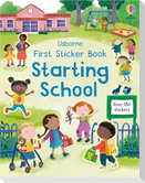 First Sticker Book Starting School