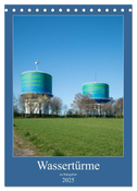 Wassertürme im Ruhrgebiet (Tischkalender 2025 DIN A5 hoch), CALVENDO Monatskalender