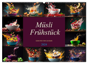 Müsli Frühstück (Wandkalender 2024 DIN A2 quer), CALVENDO Monatskalender