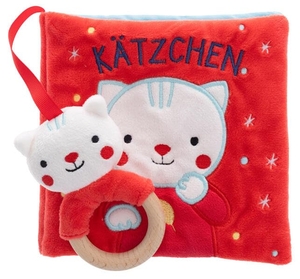 Rettore, Kenny. Mein erstes Stoffbuch mit Rassel und Holzbeißring. Kätzchen - Mit Beißring aus Holz, Rassel, Stoffkätzchen und Knisterseite. Arena Verlag GmbH, 2026.