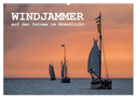 Windjammer auf der Ostsee im Abendlicht (Wandkalender 2025 DIN A2 quer), CALVENDO Monatskalender