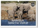 Namibia - Tierische Vielfalt (Planer) (Wandkalender 2024 DIN A3 quer), CALVENDO Monatskalender