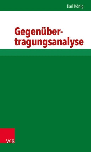 König, Karl. Gegenübertragungsanalyse. Vandenhoeck + Ruprecht, 2004.