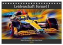 Leidenschaft Formel 1 (Tischkalender 2025 DIN A5 quer), CALVENDO Monatskalender