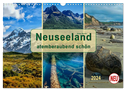 Neuseeland - atemberaubend schön (Wandkalender 2024 DIN A3 quer), CALVENDO Monatskalender