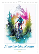 Mountainbike Rennen (Wandkalender 2024 DIN A4 hoch), CALVENDO Monatskalender