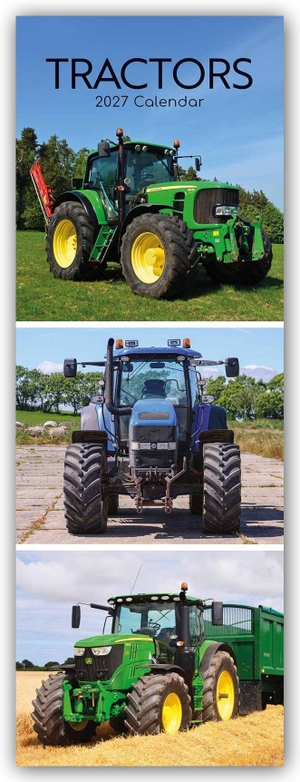 Gifted Stationery Co. Ltd. Tractors - Traktoren - Slimline-Kalender 2027 - Original Gifted Stationery Kalender - Slimline [Mehrsprachig] [Kalender]. Browntrout Verlags GmbH, 2026.