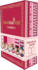 American Girl Notebook Set
