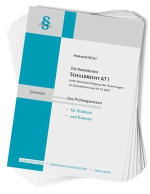 Hemmer, Karl-Edmund / Achim Wüst. Karteikarte Schuldrecht AT I - Das Prüfungswissen für Studium und Examen. Hemmer-Wuest, 2025.