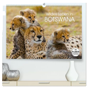 Wildes Leben in Botswana (hochwertiger Premium Wandkalender 2025 DIN A2 quer), Kunstdruck in Hochglanz