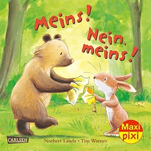 Landa, Norbert. Maxi Pixi 361: VE 5 Meins! Nein, meins! (5 Exemplare). Carlsen Verlag GmbH, 2022.
