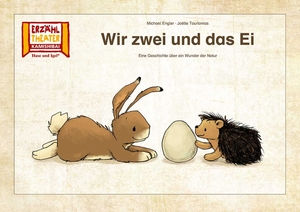 Engler, Michael / Joëlle Tourlonias. Wir zwei und das Ei / Kamishibai Bildkarten - Eine Geschichte über ein Wunder der Natur. 12 Bildkarten für das Erzähltheater. Hase und Igel Verlag GmbH, 2023.