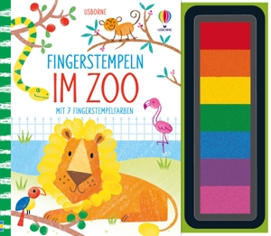 Watt, Fiona. Fingerstempeln: Im Zoo - mit 7 Stempelfarben - kreative Beschäftigung ab 6 Jahren. Usborne Verlag, 2023.
