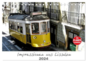Impressionen aus Lissabon (Tischkalender 2024 DIN A5 quer), CALVENDO Monatskalender