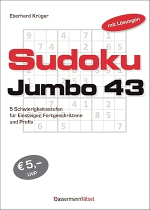 Krüger, Eberhard. Sudokujumbo 43 - 5 Schwierigkeitsstufen - für Einsteiger, Fortgeschrittene und Profis. Bassermann, Edition, 2025.