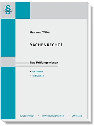 Hemmer, Karl-Edmund / Wüst, Achim et al. Sachenrecht I - Das Prüfungswissen für Studium und Examen. Hemmer-Wuest, 2024.