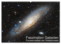 Faszination Galaxien Formenvielfalt der Welteninseln (Wandkalender 2025 DIN A2 quer), CALVENDO Monatskalender