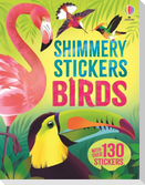 Shimmery Stickers Birds