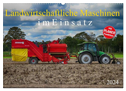 Landwirtschaftliche Maschinen im Einsatz (Wandkalender 2024 DIN A2 quer), CALVENDO Monatskalender