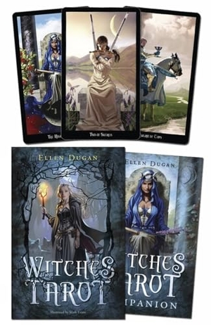 Dugan, Ellen / Mark Evans. Witches Tarot. Llewellyn Worldwide, Ltd., 2012.