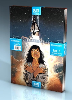Marazano, Richard. Schimpansenkomplex Ferienpaket - Alle 3 Bände des anspruchsvollen Raumfahrabenteuers in einem Paket!. Splitter Verlag, 2026.