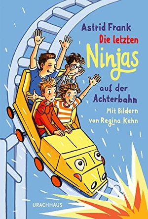 Frank, Astrid. Die letzten Ninjas auf der Achterbahn. Urachhaus/Geistesleben, 2023.