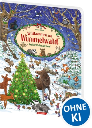 Willkommen im Wimmelwald - Frohe Weihnachten! - Großformatiges Wimmelbuch für Kinder ab 2 Jahren - Besuche die Waldtiere an Weihnachten im Wimmelwald - Zum Suchen, Entdecken und Erzählen. Loewe Verlag GmbH, 2026.