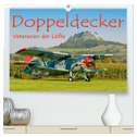 Doppeldecker - Veteranen der Lüfte (hochwertiger Premium Wandkalender 2024 DIN A2 quer), Kunstdruck in Hochglanz