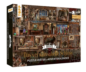 Pieper, Hans. Puzzle-Rätsel-Adventskalender: Das verwunschene Schloss - 24 Puzzles mit insgesamt 960 Teilen - Escape Experience: Jeden Tag neue Teile kombinieren und entschlüsseln. frechverlag GmbH, 2026.
