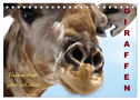Giraffen ¿ Faszination der Wildnis (Tischkalender 2025 DIN A5 quer), CALVENDO Monatskalender
