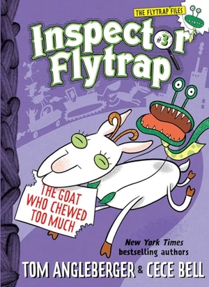 Angleberger, Tom. Inspector Flytrap in the Goat Who Chewed Too Much (Inspector Flytrap #3) - Volume 3. Amulet Books, 2017.