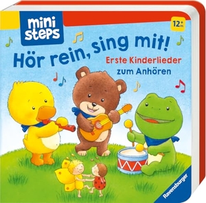 Volksgut. ministeps: Hör rein, sing mit! Erste Kinderlieder zum Anhören. - Ab 12 Monaten. Ravensburger Verlag, 2020.