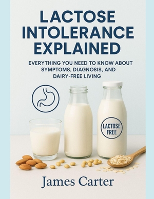 Carter, James. LACTOSE INTOLERANCE EXPLAINED - EVERYTHING YOU NEED TO KNOW ABOUT SYMPTOMS, DIAGNOSIS, AND DAIRY-FREE LIVING. Independently published, 2025.