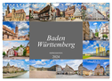 Baden-Württemberg Stadtansichten (Wandkalender 2024 DIN A4 quer), CALVENDO Monatskalender