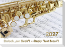 Blech-Instrumente - Musik-Kalender 2027, DIN A3