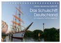 Letztes deutsches Vollschiff DAS SCHULSCHIFF DEUTSCHLAND (Tischkalender 2024 DIN A5 quer), CALVENDO Monatskalender