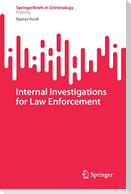 Internal Investigations for Law Enforcement
