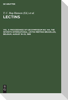 Proceedings of IUB Symposium No. 144, The Seventh International Lectin Meeting Bruxelles, Belgium, August 18-23, 1985