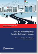 The Last Mile to Quality Service Delivery in Jordan