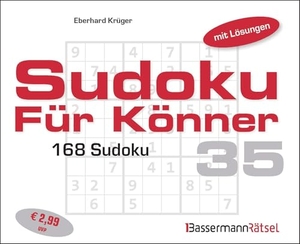 Krüger, Eberhard. Sudoku für Könner 35 (5 Exemplare à 2,99 EUR). Bassermann, Edition, 2026.