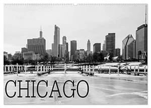 Stein, David. Icy Chicago (Wandkalender 2024 DIN A2 quer), CALVENDO Monatskalender - Schwarz/Weiß Kalender der "Windy City". Calvendo Verlag, 2023.