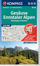 KOMPASS Wanderkarte 69 Gesäuse, Ennstaler Alpen, Pyhrnpass, Eisenerz 1:35.000