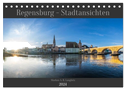 Regensburg - Stadtansichten (Tischkalender 2024 DIN A5 quer), CALVENDO Monatskalender