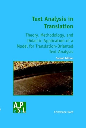 Nord, Christiane. Text Analysis in Translation. Koninklijke Brill BV, 2006.