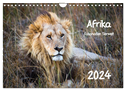 Afrika - Faszination Tierwelt (Wandkalender 2024 DIN A4 quer), CALVENDO Monatskalender