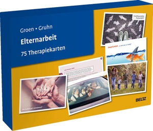 Groen, Gunter / Anja Meike Gruhn. Elternarbeit - 75 Therapiekarten. Kartenset mit 75 Karten in hochwertiger Klappkassette, mit 38-seitigem Booklet. Kartenformat 16,5 x 24 cm.. Beltz Verlagsgruppe, 2026.