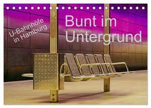 Sarnade, Sarnade. Bunt im Untergrund (Tischkalender 2024 DIN A5 quer), CALVENDO Monatskalender - Wunderschöne, bunte U-Bahnstationen in Hamburg. Calvendo, 2023.