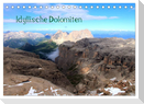 Idyllische Dolomiten (Tischkalender 2025 DIN A5 quer), CALVENDO Monatskalender